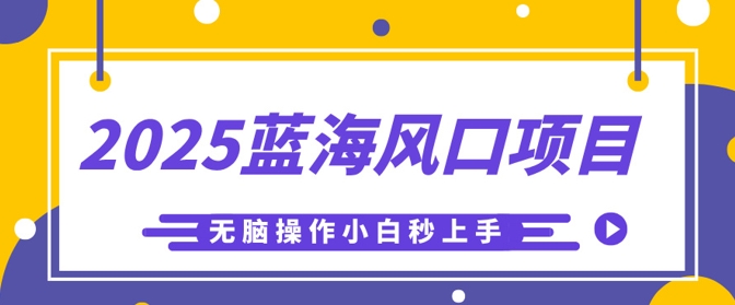 2025蓝海风口项目，利用AI工具一键生成儿童益智早教视频，无脑操作小白秒上手，轻松日入5张-小飞项目网
