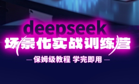 DeepSeek场景化实战训练营，保姆级教程，学完即用，手把手教你用DeepSeek提升效率-小飞项目网